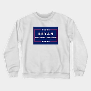 Zach Bryan for President Crewneck Sweatshirt